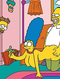 Homer Simpson fucks Marge