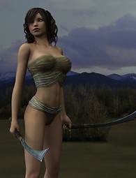 3D elf porn - hottest warrior girls