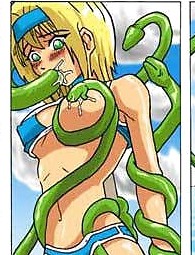 Hot tentacle hentai manga