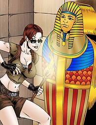 Vielleicht Lara Croft ist der sexiest Archäologe ever! Lara entdeckt eine lebendige Mumie mit einem großen harten Schwanz! Lara wird von der Mumie gefickt!