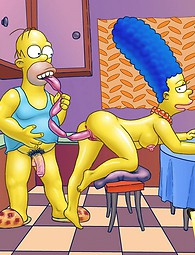 Simpsons outdoor fucking - famous toon porn
