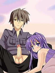 Kyou Fujibayashi de la bite de Clannad services garçons