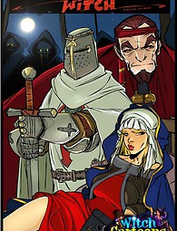 Crusader Schwanz in Fotze Sex Hexe comics