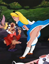 Kinky porn adventures of Alice in Wonderland
